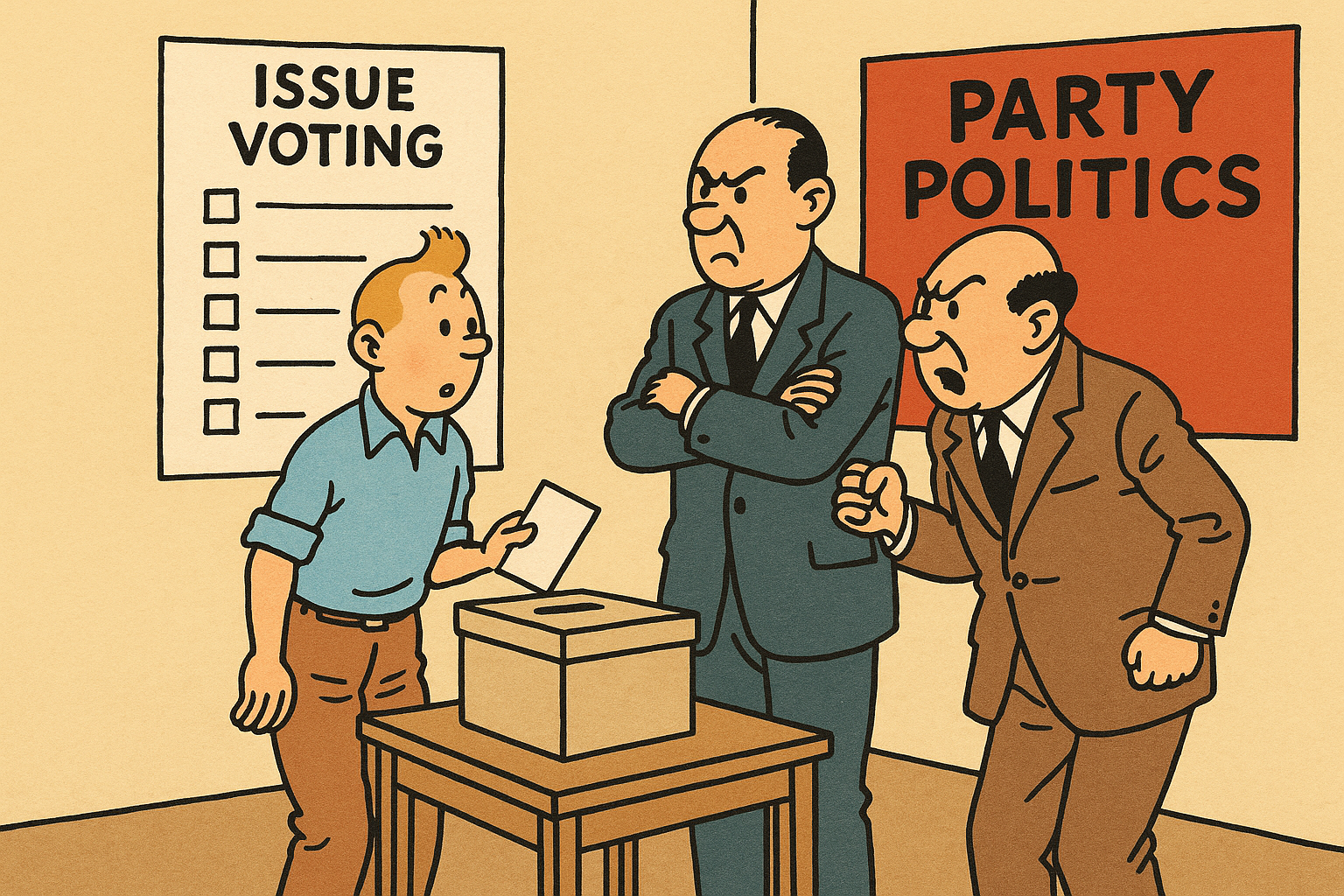 413 Stemmen per thema, waarom niet?