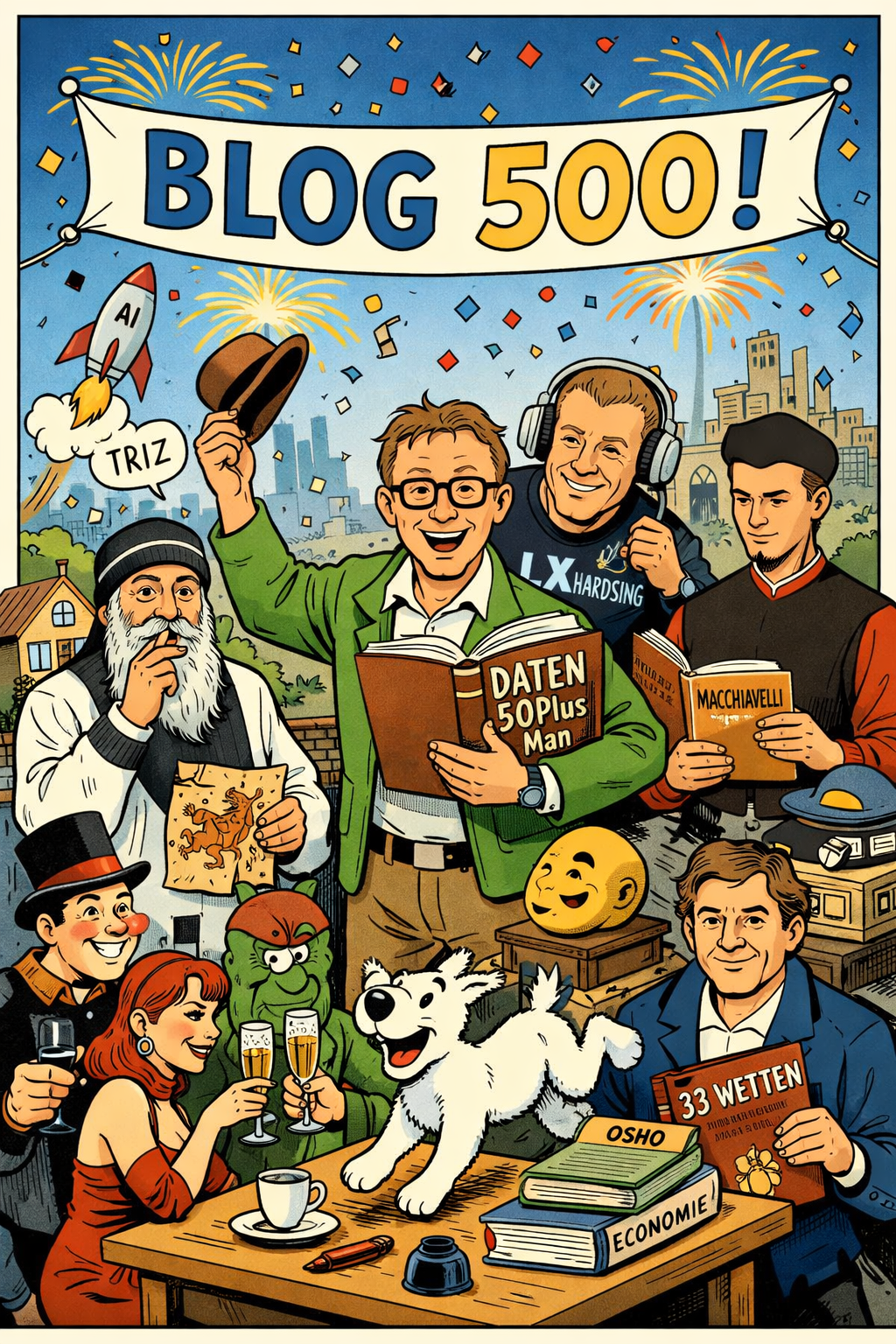 500c Blogs 401-499 (3) in een mindmap, optimale extractie, gebruik van ai, relatie met cv en diepere drijfveren