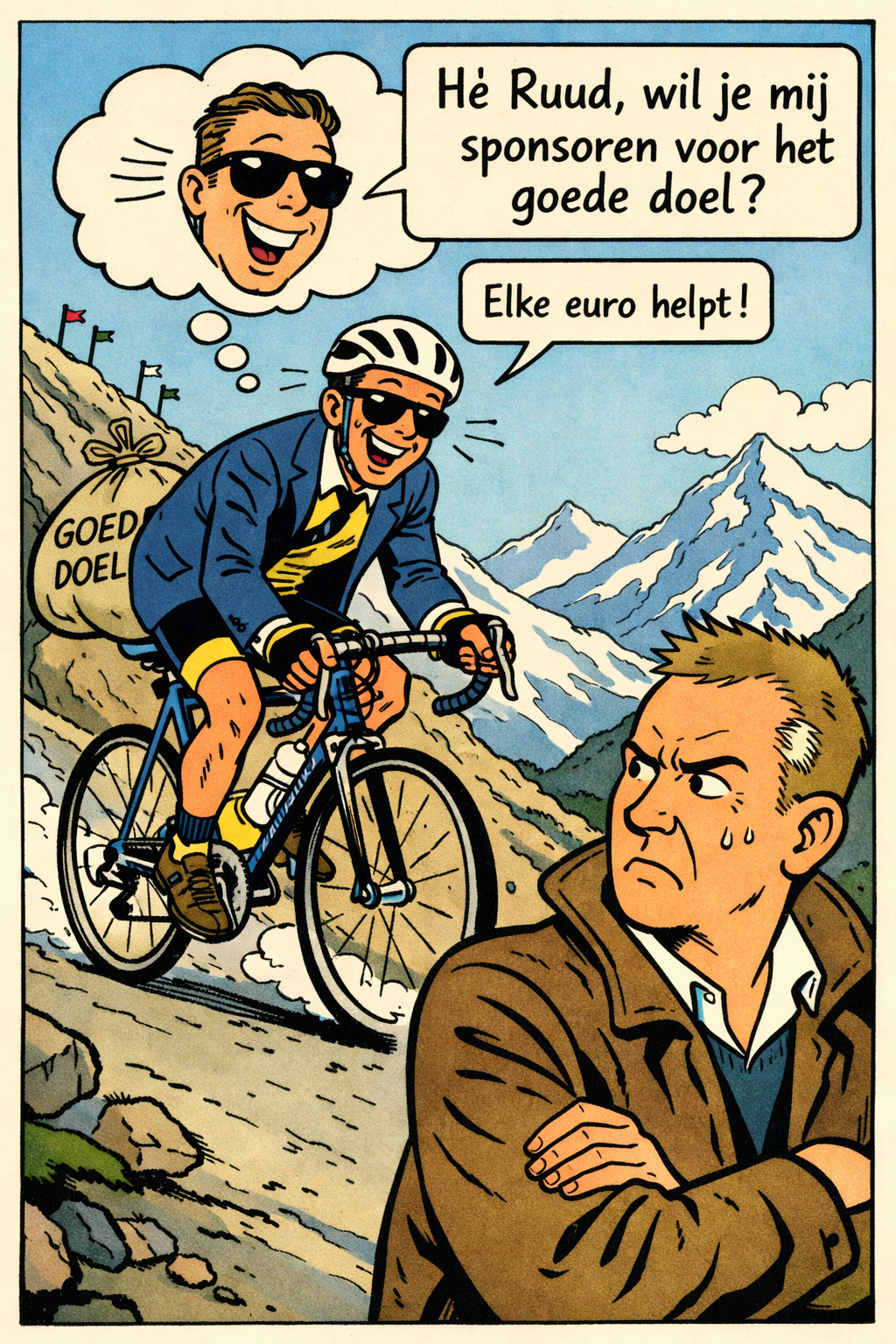 535 Zakelijke mannetjes en marathons in New York, of ik wil doneren aan goede doel